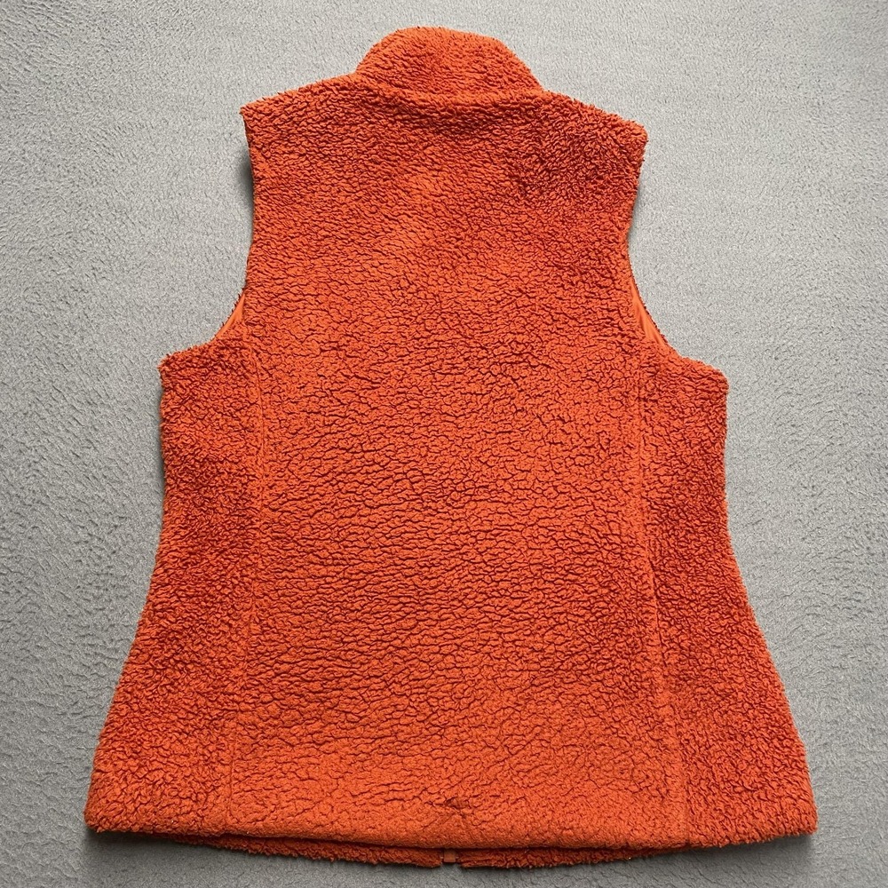 Patagonia‎ Vest Womens Medium Orange Los Gatos Fleece Full Zip Lined STY25216 - Picture 6 of 9
